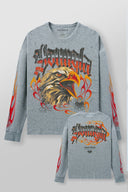 8036 - Cars & Curls - Thermals Heather Grey - Unmatched Supply-YOUNG LA