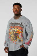 8036 - Cars & Curls - Thermals Heather Grey