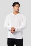 8044 - Evening Knit Longsleeves White - Unmatched Supply-