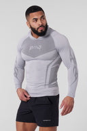 8062 - Warrior Compression Hoodies Light Grey - Unmatched Supply-YOUNG LA