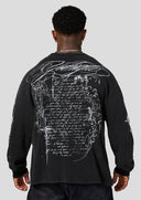 8104 - SACRED SIGIL LONGSLEEVES BLACK - Unmatched Kicks-YOUNG LA
