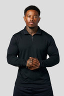 8124 - Essential Quarter Zip Black - Unmatched Supply-