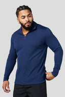 8124 - Essential Quarter Zip Navy - Unmatched Supply-