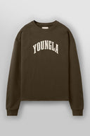 826 - Uni Crewneck Brown Wash - Unmatched Supply-YOUNG LA