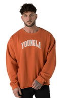 826 - Uni Crewneck Orange Wash - Unmatched Supply-YOUNG LA