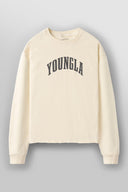 826 - Uni Crewneck Off-White Wash