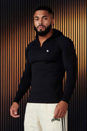 832 - SuperVillain Compression Hoodies Black - Unmatched Supply-