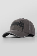 9076 - Cyberpunk Hats Grey Wash - Unmatched Kicks-YOUNG LA