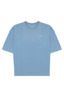 464 Skyline Super Sized Tees Sky Blue Wash