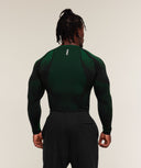 Shadow Seamless Long Sleeve T-Shirt muscle fit Track Green