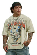 4103 - Cars & Curls - Tees Skull Burnout