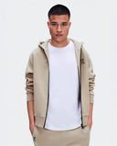 Focus Tech Zip Hoodie Desert