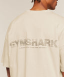 Accent Boxy T-Shirt boxy fit Tinted White - Unmatched Kicks-GYMSHARK