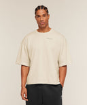 Accent Boxy T-Shirt boxy fit Tinted White - Unmatched Kicks-GYMSHARK