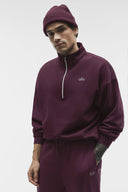 Accolade 1/4 Zip Pullover Athletic Rich Bordeaux - Unmatched Supply-ALO