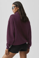 Accolade 1/4 Zip Pullover Rich Bordeaux - Unmatched Supply-ALO