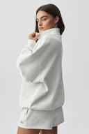 Accolade 1/4 Zip Pullover White Heather - Unmatched Kicks-ALO