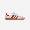 Adidas Samba OG White Solar Red Gum WMNS - Unmatched Kicks - 