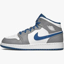 Air Jordan 1 Mid 'Cement True Blue' Sale - Unmatched Kicks - Sneakers
