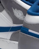 Air Jordan 1 Mid 'Cement True Blue' Sale - Unmatched Kicks - Sneakers