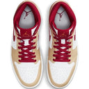 Air Jordan 1 Mid "Light Curry Cardinal Red" Sale - Unmatched Kicks - 
