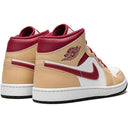 Air Jordan 1 Mid "Light Curry Cardinal Red" Sale - Unmatched Kicks - 