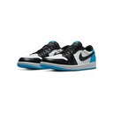 Air Jordan Low Black and Dark Powder Blue - Unmatched Kicks - Jordans