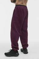 ALO Accolade Straight Leg Sweatpant Rich Bordeaux - Unmatched Supply-ALO