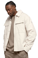 ALO Canvas Utility Shacket Bone - Unmatched Kicks - ALO