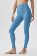 ALO Softsculpt 7/8 Define Legging California Blue - Unmatched Kicks-ALO