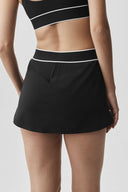 ALO Softsculpt Amp It Up Tennis Skirt Black - Unmatched Kicks-ALO