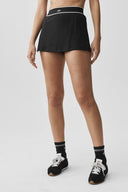ALO Softsculpt Amp It Up Tennis Skirt Black - Unmatched Kicks-ALO