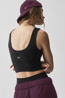 ALO Softsculpt Entice Bra Tank Black - Unmatched Supply-ALO