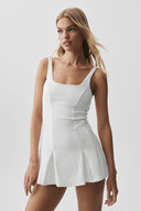 ALO Softsculpt Topspin Tennis Dress White - Unmatched Kicks-ALO