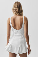 ALO Softsculpt Topspin Tennis Dress White - Unmatched Kicks-ALO