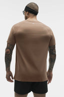 ALO Vapor Crewneck Short Sleeve Java Brown - Unmatched Supply-ALO