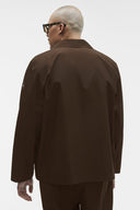 Alpha Shell Overshirt Espresso - Unmatched Supply-ALO