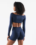 Amplify Halley LS - Nocturnal SE - Unmatched Supply-Women's Seamless Off The Shoulder Long Sleeve