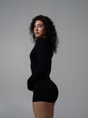 Amplify LS Long - Black - Unmatched Supply-Women's Seamless Long Sleeve