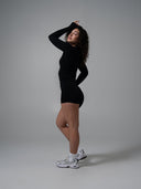 Amplify LS Long - Black - Unmatched Supply-Women's Seamless Long Sleeve