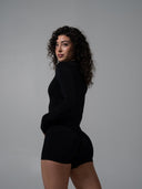 Amplify LS Long - Black - Unmatched Supply-Women's Seamless Long Sleeve