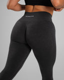 Amplify Mid Rise Legging - Dark Heather Grey - Unmatched Supply-Women's Seamless Scrunch Legging