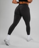 Amplify Mid Rise Legging - Dark Heather Grey - Unmatched Supply-Women's Seamless Scrunch Legging