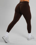 Amplify Mid Rise Legging - Espresso - Unmatched Supply-Women's Seamless Scrunch Legging
