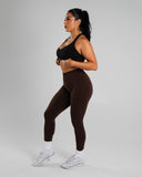 Amplify Mid Rise Legging - Espresso - Unmatched Supply-Women's Seamless Scrunch Legging