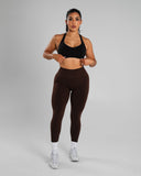 Amplify Mid Rise Legging - Espresso - Unmatched Supply-Women's Seamless Scrunch Legging
