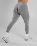 Amplify Mid Rise Legging - Heather Grey - Unmatched Supply-Women's Seamless Scrunch Legging