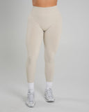Amplify Mid Rise Legging - Wheat - Unmatched Supply-Women's Seamless Scrunch Legging