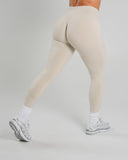 Amplify Mid Rise Legging - Wheat - Unmatched Supply-Women's Seamless Scrunch Legging
