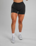 Amplify Mid Rise Short - Dark Heather Grey - Unmatched Supply-Women's Seamless Scrunch Short